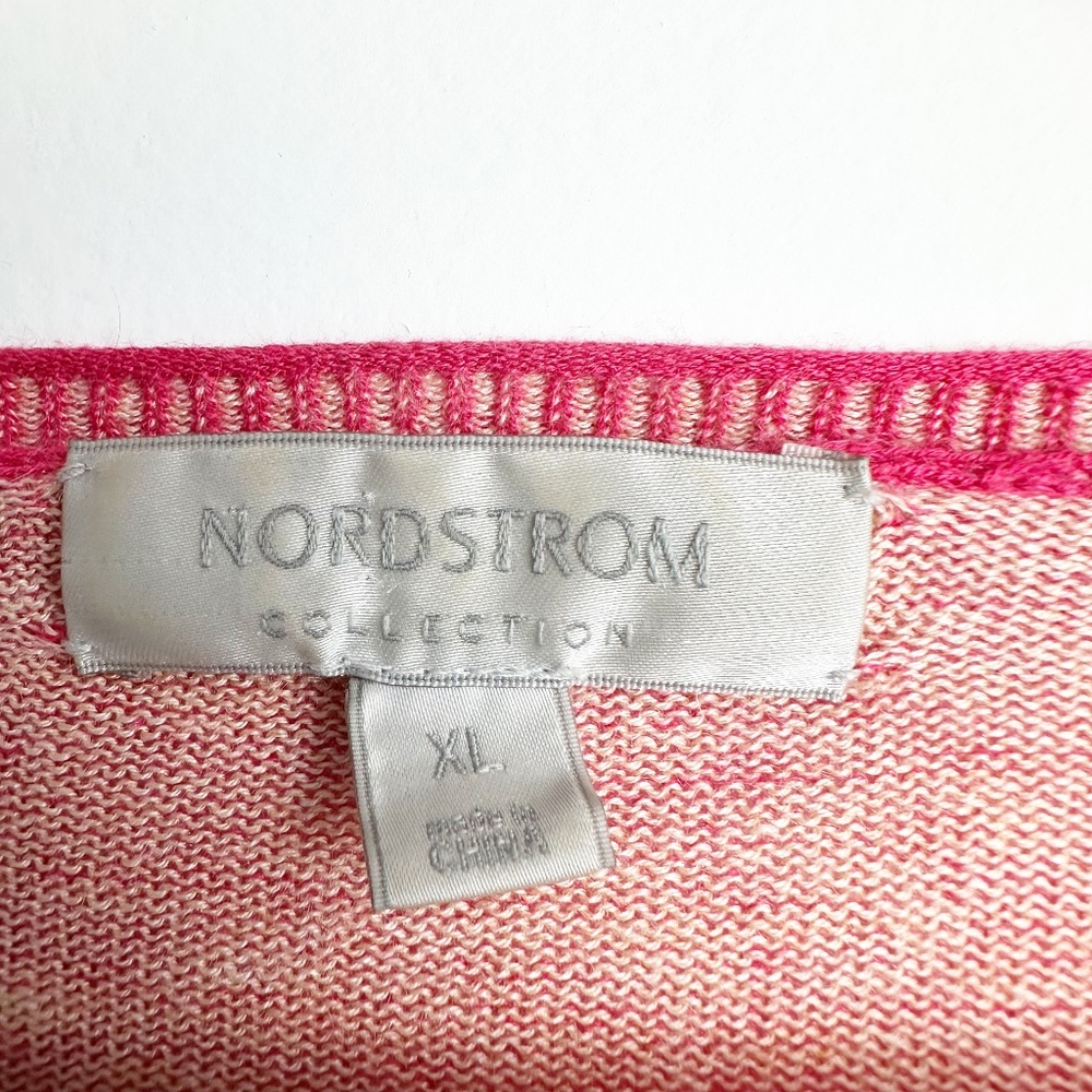 NORDSTROM COLLECTION PINK BLOUSE - Picture 3 of 4